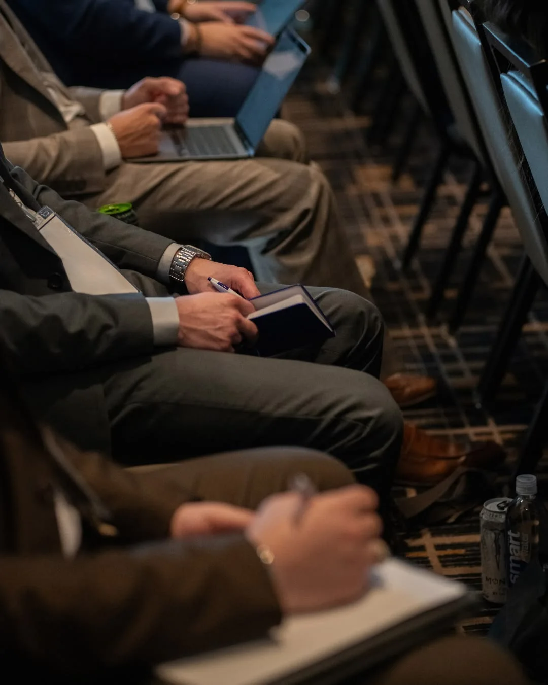 Participants record observations and evidence during a programme session.
